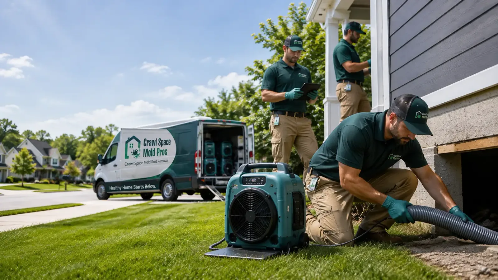 Crawl Space Mold Removal in Loomis, CA